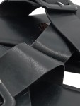 Vorschaubild 3 von Damen Sandalen Pantoletten Schwarz Gr. 38 Schnalle Sommer