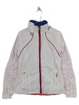 Vorschaubild 1 von Trainingsjacke Damen Weiß Gr. 38/M Polyester Uni Sportlich Langarm 65 cm