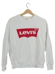 Vorschaubild 1 von Damen Sweatshirt Weiß Logo-Print Gr. XS Pullover Casual