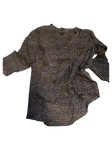 Vorschaubild 1 von Damen Bluse Langarm Baumwolle Gr. 34 XS Grafisch Mehrfarbig