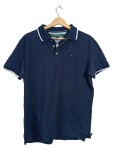 Vorschaubild 1 von Golf Poloshirt Herren Gr. 50/L Blau Baumwolle Logo Casual Shirt