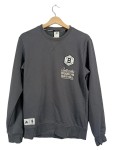 Vorschaubild 1 von Sweatshirt Herren Gr. 46/S Grau Baumwolle Logo-Print Sportlich Langarm