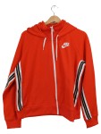 Vorschaubild 1 von Damen Trainingsjacke Gr. L Orange Kapuze Reißverschluss Sport Sweatjacke
