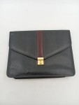 Vorschaubild 2 von Aktentasche Voyage Dokumentenmappe Goldverschluss 40x32cm Herren Schwarz