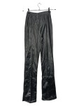 Vorschaubild 1 von Kunstlederhose Damen Gr. 36 Schwarz Flare Leg