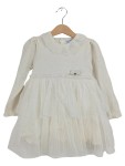 Vorschaubild 1 von Mädchen Festkleid Tüll Glitzer Gr. 98 Weiß Elegant