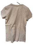 Vorschaubild 2 von Damen T-Shirt Kurzarm Beige Logo Print Freizeit Gr. 34/XS