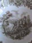 Vorschaubild 2 von Dekoschale Porzellan Schloss Florales Muster Mehrfarbig 13cm