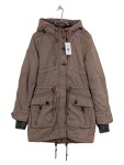 Vorschaubild 1 von Damen Parka Baumwolle Braun Gr. 38 M Kapuze Alltag