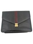 Vorschaubild 1 von Aktentasche Voyage Dokumentenmappe Goldverschluss 40x32cm Herren Schwarz
