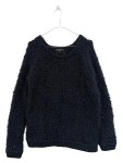 Vorschaubild 1 von Pullover Damen Gr. 42 XL Blau Struktur Strick Rippstrick Winter Casual
