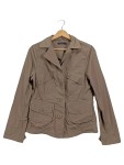 Vorschaubild 1 von , Damen Jacke Kurzmantel Gr. 36 S Beige Baumwolle Casual Safari Look