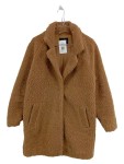 Vorschaubild 1 von Pelzjacke Damen Braun Gr. 36/S Polyester Uni Casual Langarm Freizeit Alltag