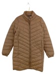 Vorschaubild 1 von Steppmantel Damen Gr. 36/S Braun Polyester Uni Casual Langarm Freizeit