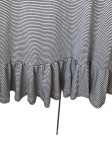 Vorschaubild 3 von Damen T-Shirt Gr. 40 L Gestreift Weiß Kurzarm Freizeit Rüschen