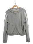 Vorschaubild 1 von Sweatjacke Damen Hoodie Kapuzenjacke Grau Gr. 38 M Lyocell Casual