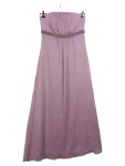 Vorschaubild 1 von Abendkleid Damen Gr. 40 Lila Trägerlos Perlen Maxikleid
