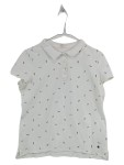 Vorschaubild 1 von Poloshirt Damen Gr. 38 M Weiß Anker Maritim Baumwolle Stretch Kurzarm