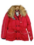 Vorschaubild 1 von Winterjacke Damen Gr. 38 Rot Fellkragen Expedition Parka