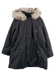 Vorschaubild 1 von Carmakoma Damen Parka Winterjacke Kunstpelz Kapuze Schwarz Gr. 40/L
