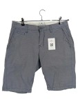 Vorschaubild 1 von Shorts Herren Gr. W30/46/S Grau Baumwolle Gestreift Casual Freizeit