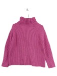 Vorschaubild 1 von Rollkragenpullover Damen 34 XS Pink Wolle Alpaka Strickpullover Casual
