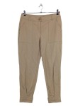 Vorschaubild 1 von Cargohose Damen Beige Gr. W31/40/L Baumwolle Uni Casual Alltag Knopf 43 cm