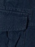 Vorschaubild 3 von Cargo Shorts Herren Gr. W32/48/M Blau Baumwolle Uni Casual Freizeit