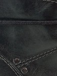 Vorschaubild 3 von Stiefeletten Damen Gr. 39 Schwarz Leder Schnürung Reißverschluss 4 cm