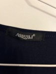 Vorschaubild 7 von Damen Maxikleid Gr. M Dunkelblau Wickeloptik Plissee Elegant