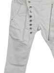 Vorschaubild 2 von Damen Stoffhose L Grau Modern Zierknöpfe Reißverschluss