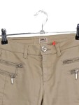 Vorschaubild 2 von Cargohose Damen Gr. W25/34/XS Beige Baumwolle Polyester Elasthan Wolle Uni