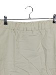 Vorschaubild 3 von Bleistiftrock Damen Beige Gr. 42/XL Baumwolle Uni Casual Freizeit Raffungen