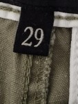 Vorschaubild 6 von Herren Shorts Oliv Gr. 29 Casual Baumwolle Kordelzug