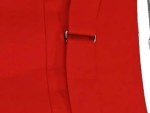 Vorschaubild 4 von Gabriele Strehle Bleistiftrock Damen Gr. 34/XS Rot Wolle