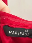 Vorschaubild 4 von Abendkleid Damen Rot Lang Gr. 40/L Elegant Glamourös
