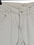 Vorschaubild 2 von Cargohose Kinder Gr. 152 Beige Baumwolle Uni Praktisch Freizeit Knopf