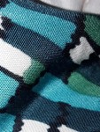 Vorschaubild 3 von Damen A-Linienrock Gr. 40;L Mehrfarbig Grafisch Midi Polyester