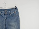 Vorschaubild 3 von Damen Jeans Wide Fit Gr. 40 Blau Casual