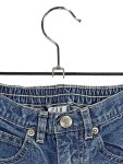 Vorschaubild 2 von Bootcut Jeans Kinder Blau Gr. 86 Baumwolle Blumenmuster Casual Freizeit