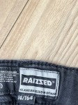 Vorschaubild 3 von Ripped Jeans Kinder Grau Gr. 164 Baumwolle Elasthan Uni Casual 33 cm L28