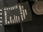 Vorschaubild 6 von Damen Jeans Bootcut Schwarz Gr. 36 mit Knopfleiste Casual