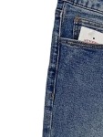 Vorschaubild 3 von Damen Jeans Bootcut Gr. 40 Blau Casual mit Blumenstickerei
