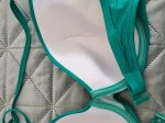 Vorschaubild 4 von Bikini-Oberteil Damen Gr. 36/S Türkis Polyamid Elasthan Uni Sportlich