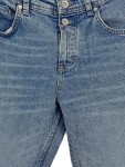 Vorschaubild 3 von Damen Mom Jeans Hose Blau Gr. 28x34 Casual Denim