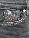 Vorschaubild 3 von Damen Jeans Regular Fit W29 L30 Blau Casual Stretch Denim