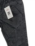 Vorschaubild 3 von Kinder Jeans Hose Tapered Fit Grau Gr. 152 Casual Biker-Stil