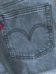 Vorschaubild 4 von Damen Jeans Shorts Grau W27/36/S Casual Fransen