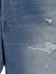 Vorschaubild 3 von Herren Jeans Shorts M W32 Blau Distressed Casual Denim