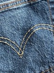 Vorschaubild 5 von Damen Jeans Shorts Einheitsgröße Blau Casual 501